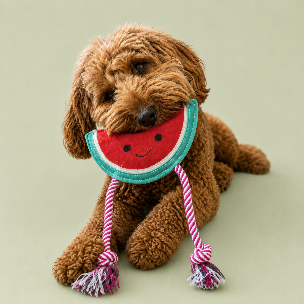 Wally The Watermelon Dog Toy