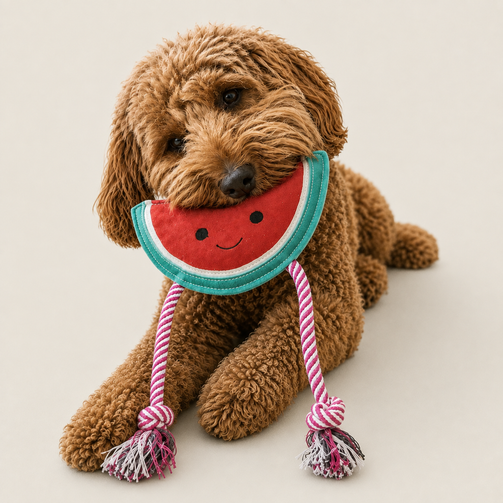 Wally The Watermelon Dog Toy