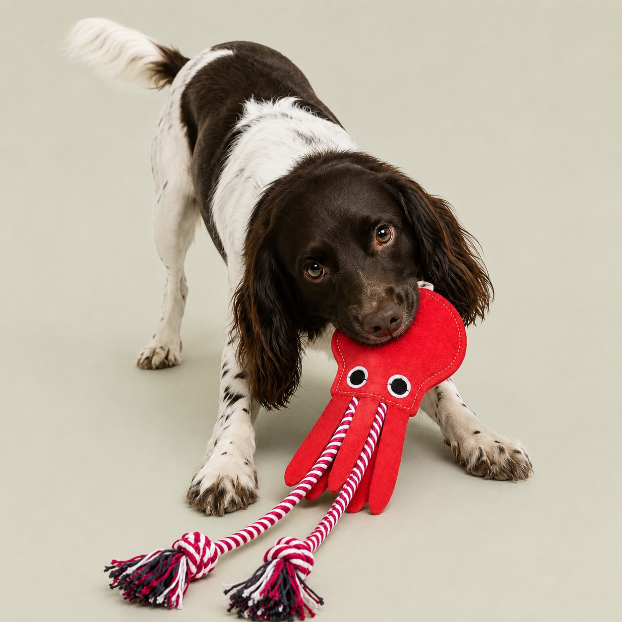 Sid the Squid Dog Toy