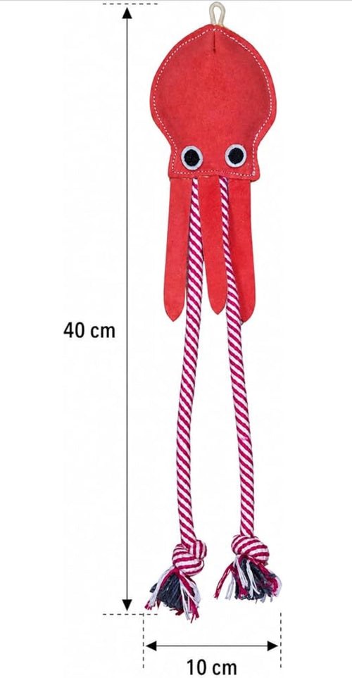 Sid the Squid Dog Toy